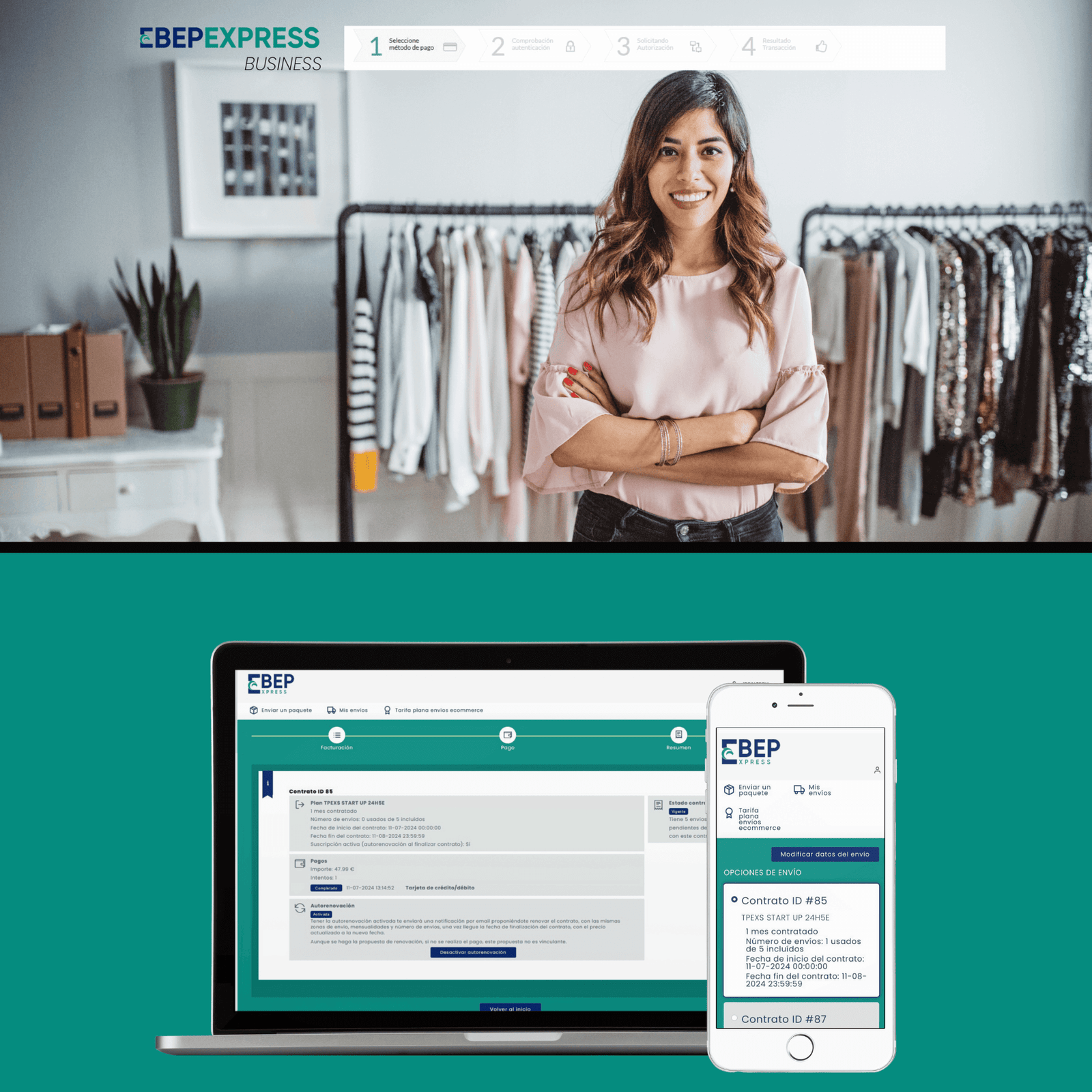 Envíos ecommerce baratos EBEP Express
